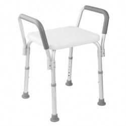 Scaun de baie cu inaltime reglabila cu spatar Scaun de baie cu inaltime reglabila cu spatar